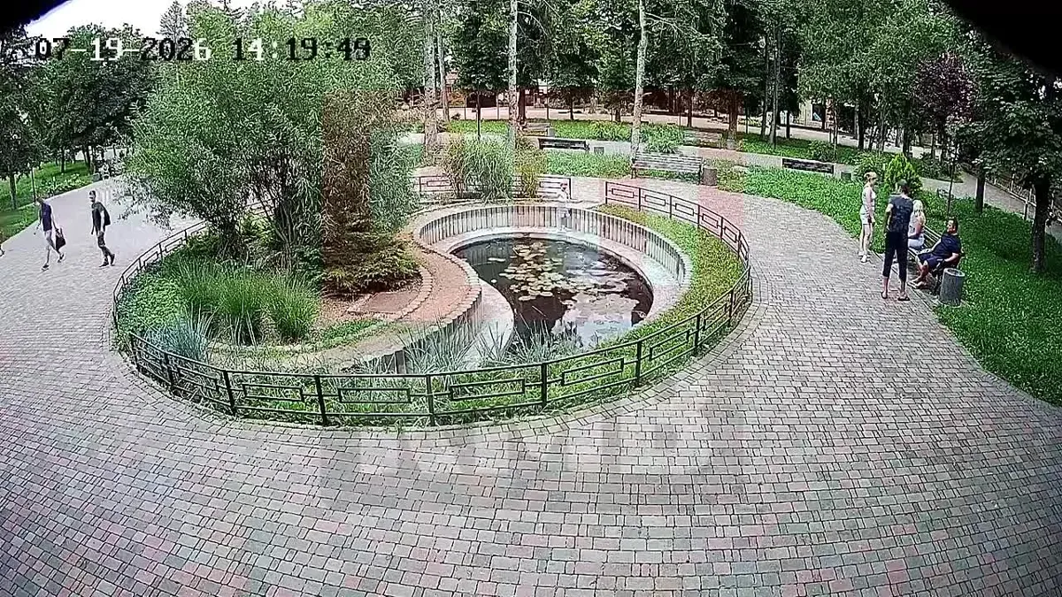 В Ессентуках ребёнок упал в пруд в сквере Приозёрный