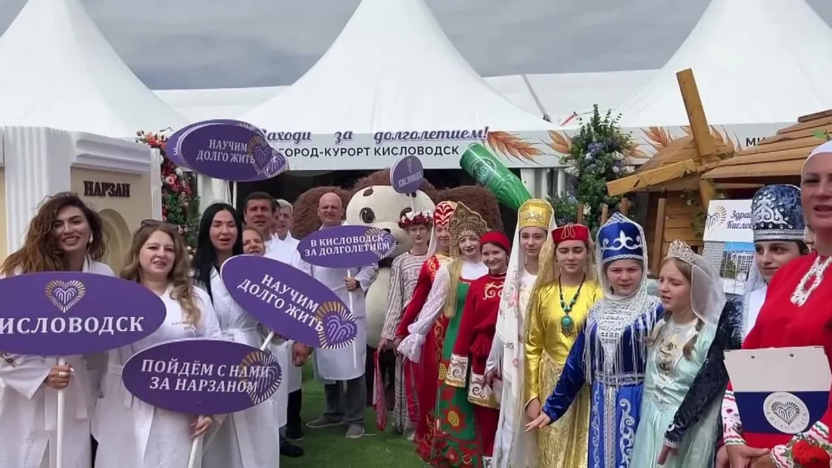 Кисловодск представил нарзанный бювет на чемпионате пахоты в Минеральных Водах