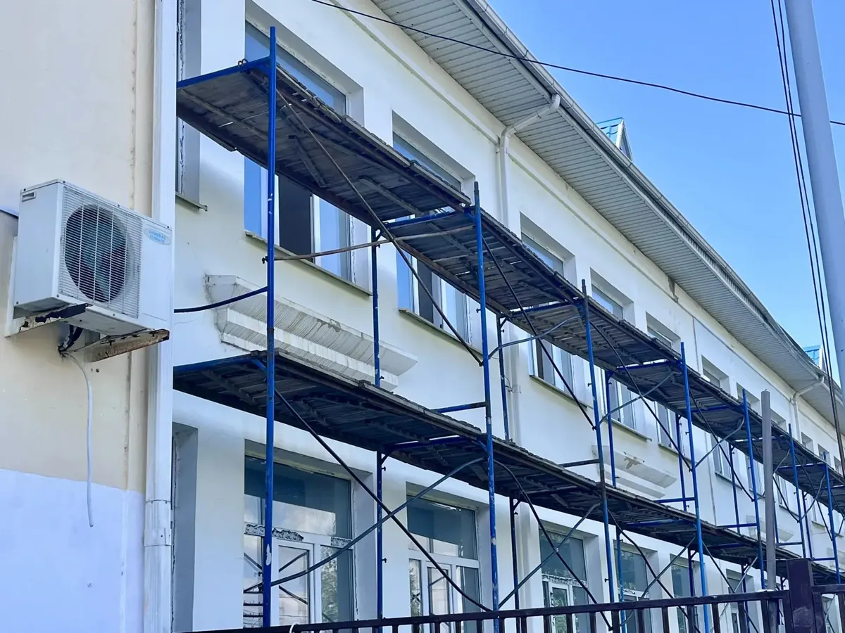В школе № 1 Минеральных Вод начался капитальный ремонт