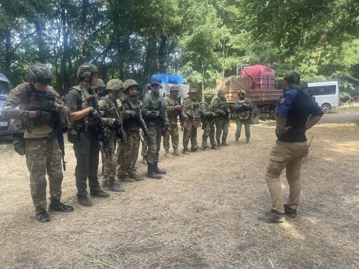 В станице Советской прошли военно-полевые сборы казачат