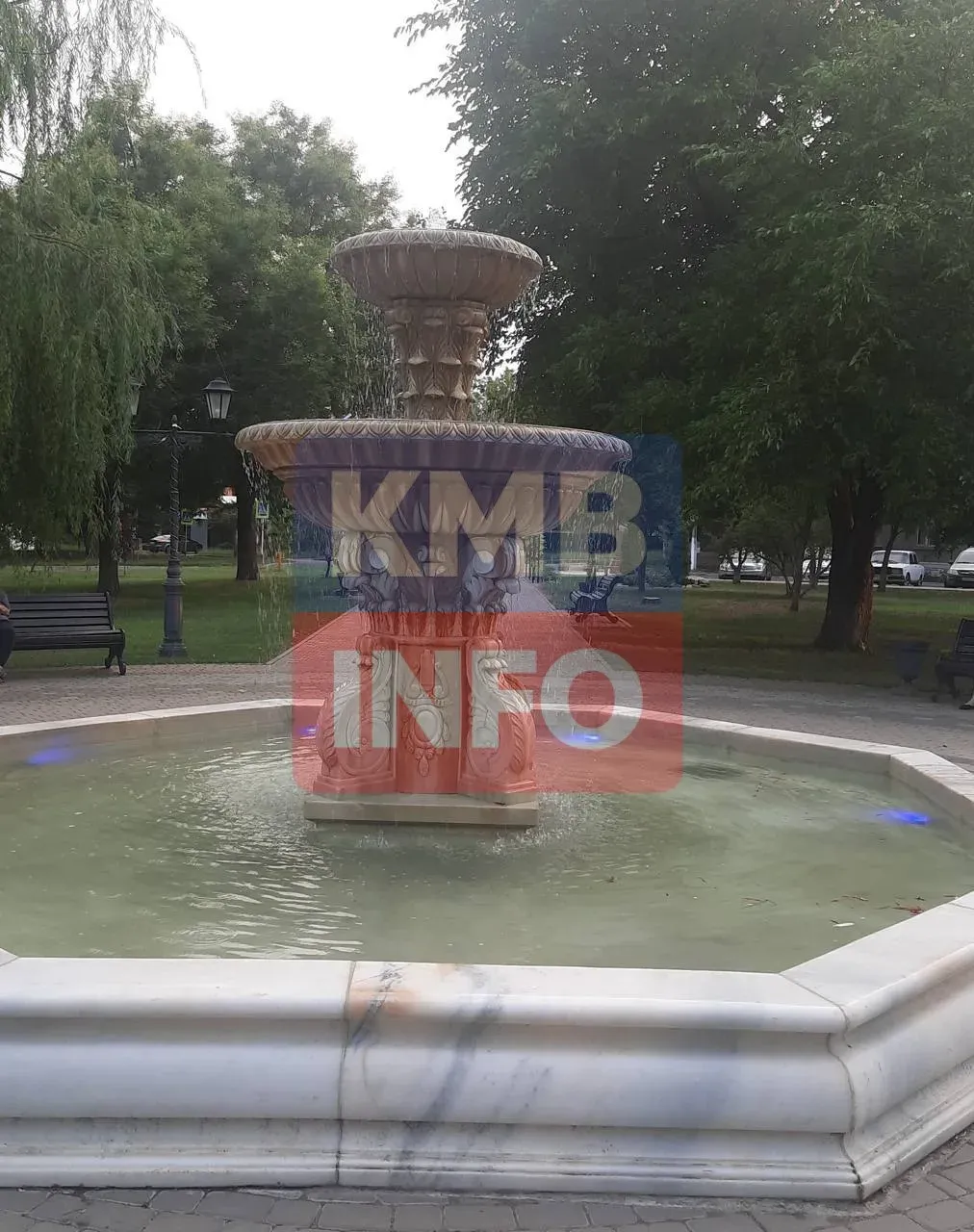 Жители Георгиевска пожаловались на состояние фонтана в сквере