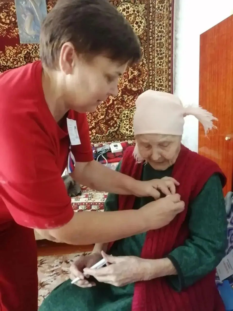 100-летняя жительница Георгиевского округа проголосовала на выборах