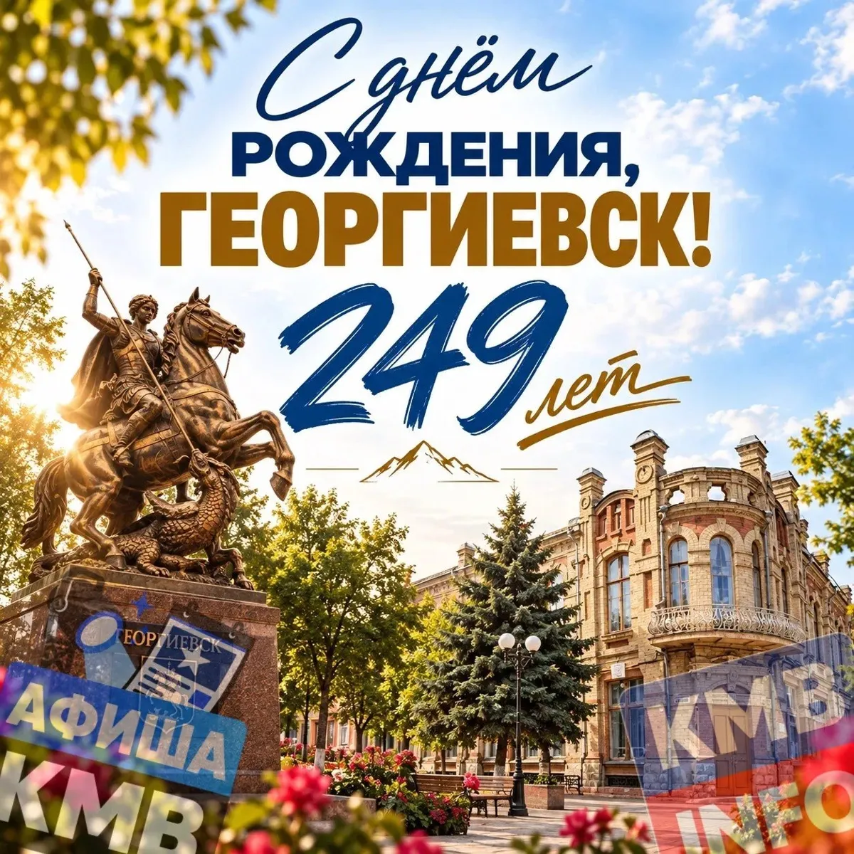 Георгиевск и Минеральные Воды отметят дни рождения 24–26 сентября