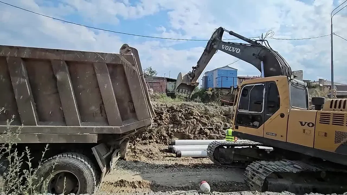 На Бештаугорском шоссе в Пятигорске готовят основание дороги