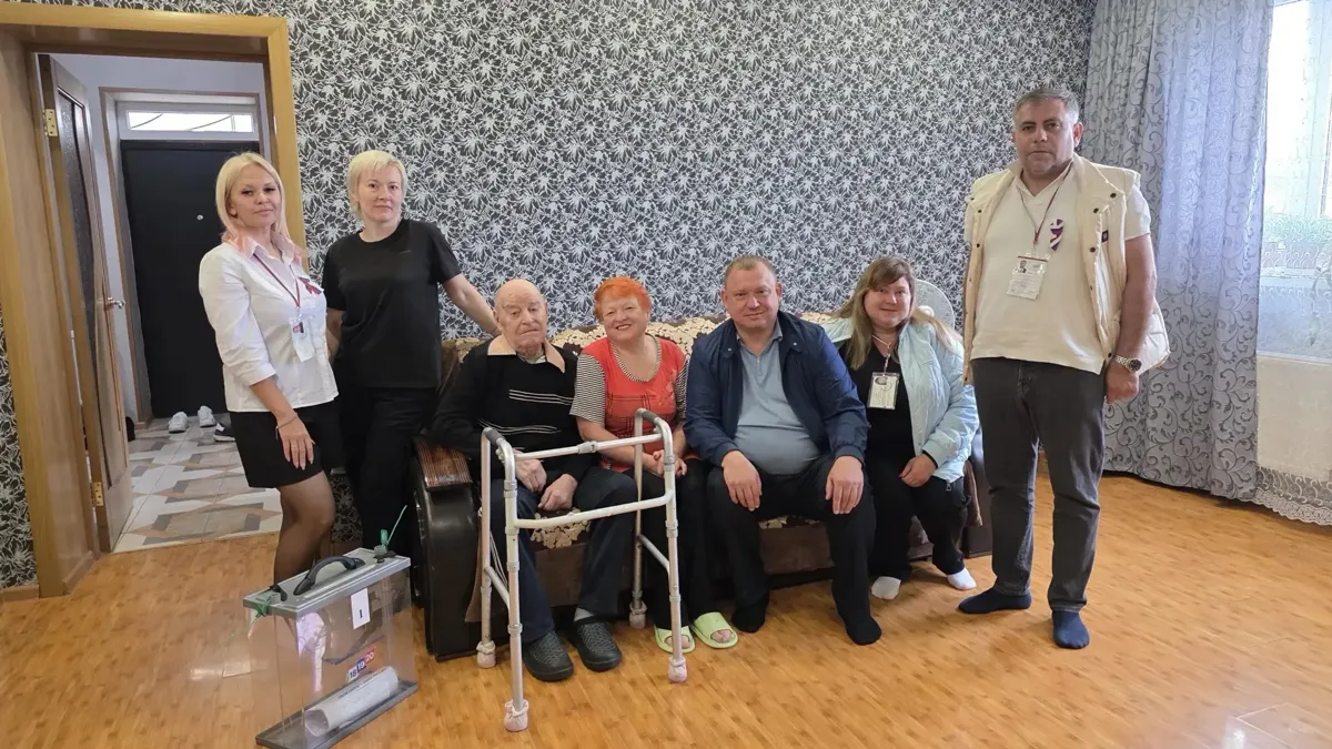На Ставрополье 97-летний труженик тыла проголосовал в день рождения