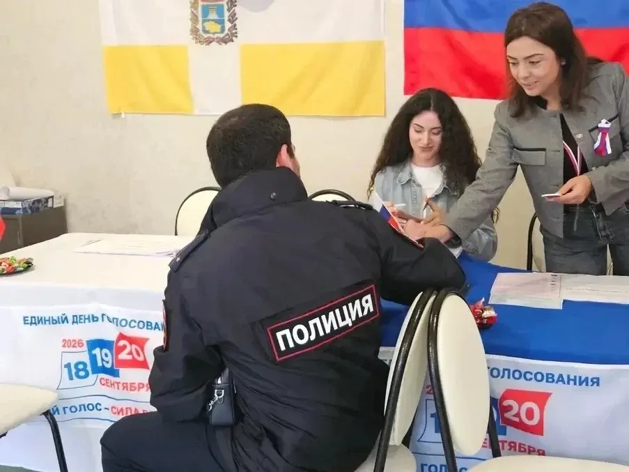 Полиция Пятигорска обеспечивает безопасность избирательных участков