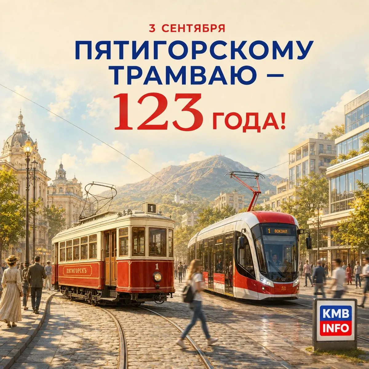 Пятигорскому трамваю исполнилось 123 года