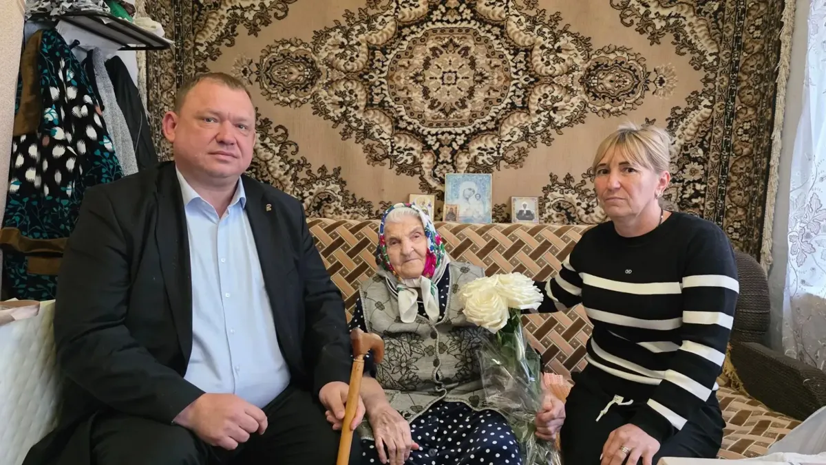 Сегодня 94-летие отметила жительница станицы Бекешевской - Анна Ивановна Иванова