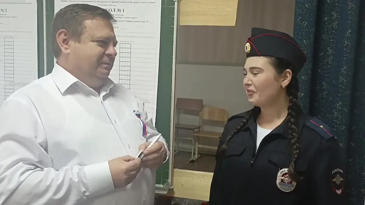 В Кисловодске впервые проголосовавшие избиратели получили подарки
