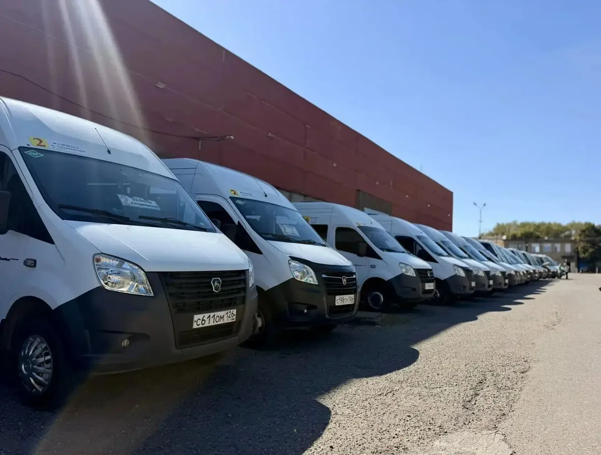 В Минеральных Водах на маршруты вывели 32 новых автобуса «ГАЗЕЛЬ NEXT»