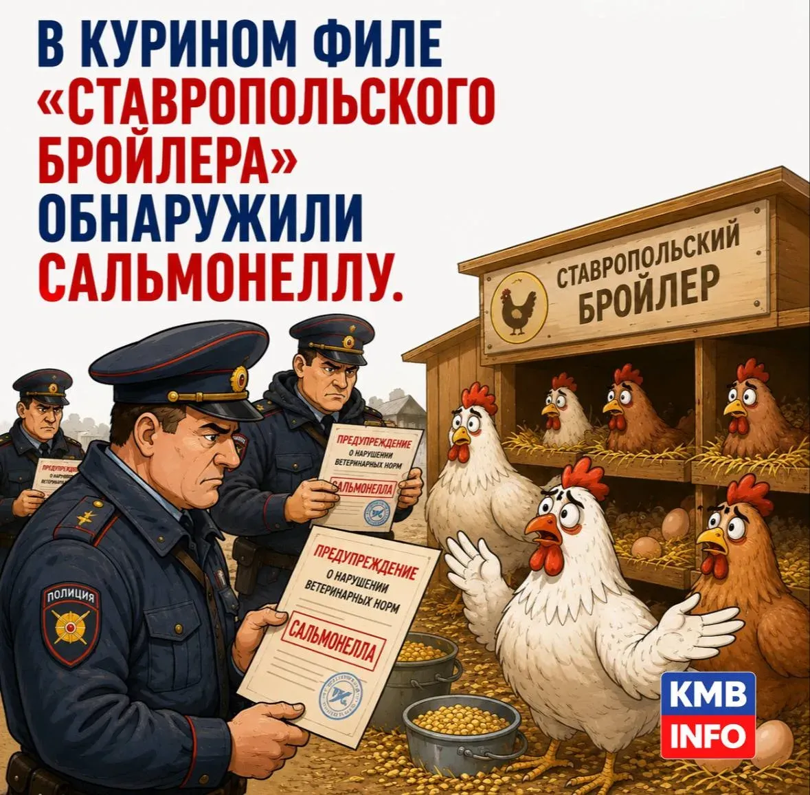 В продукции «Ставропольского бройлера» нашли сальмонеллу
