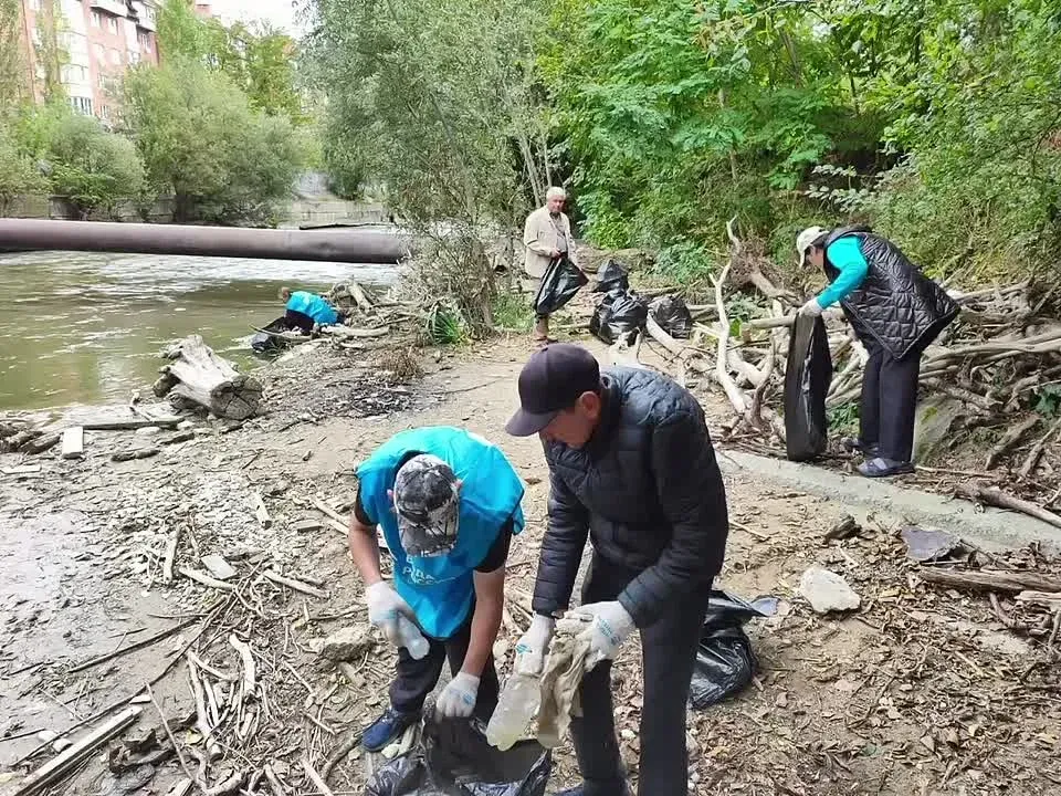 В Пятигорске на Подкумке прошёл субботник в рамках проекта «Вода России»