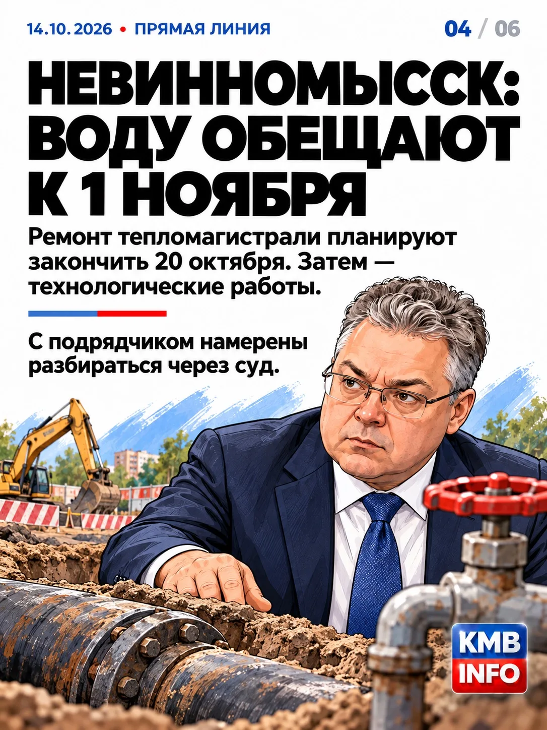 Невинномысск: воду обещают к 1 ноября