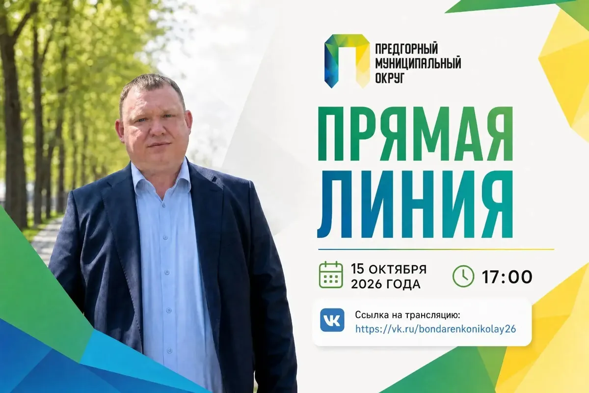 Глава Невинномысска проведёт прямую линию 15 октября