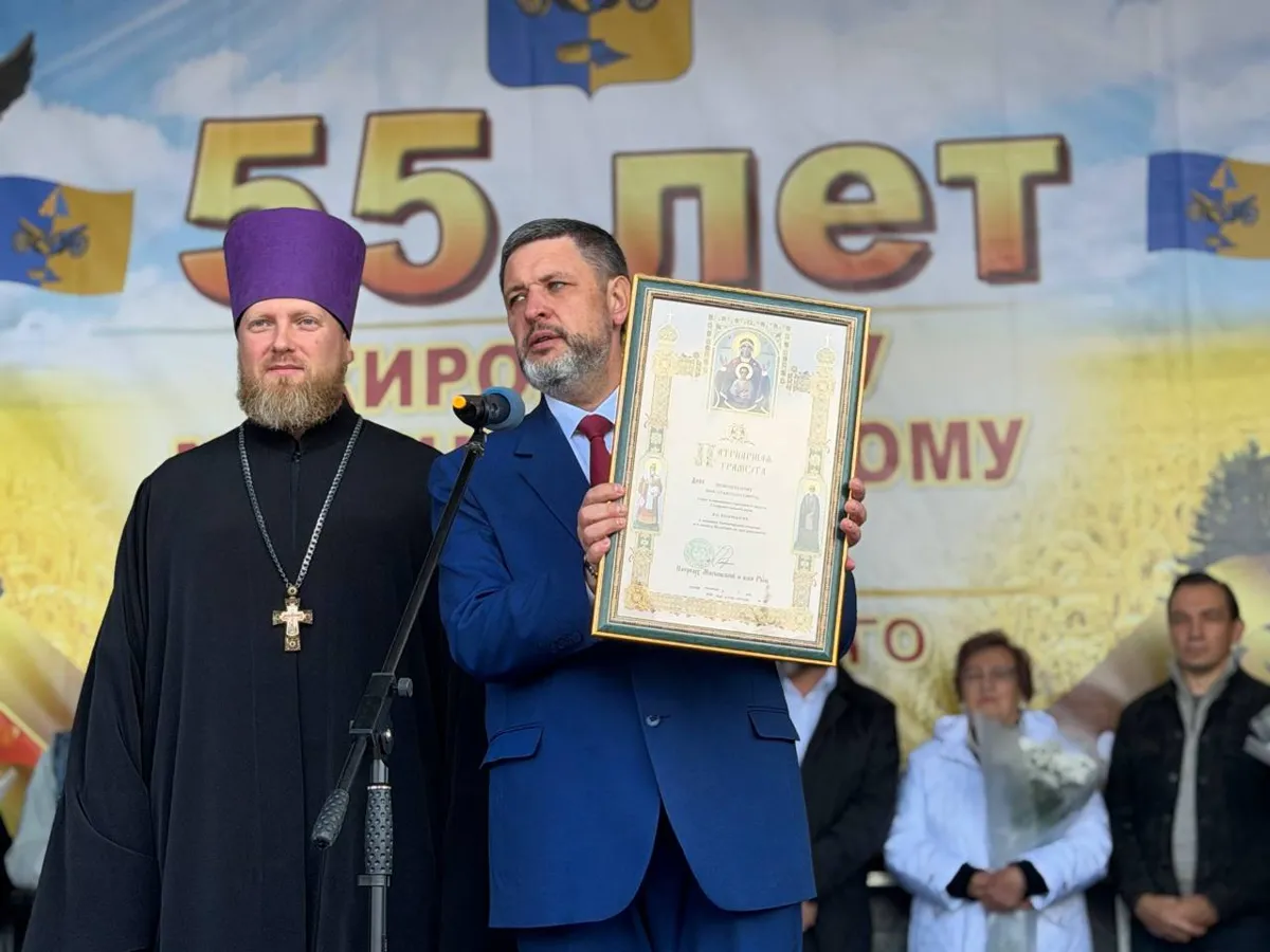 Глава Новопавловска получил Патриаршую грамоту