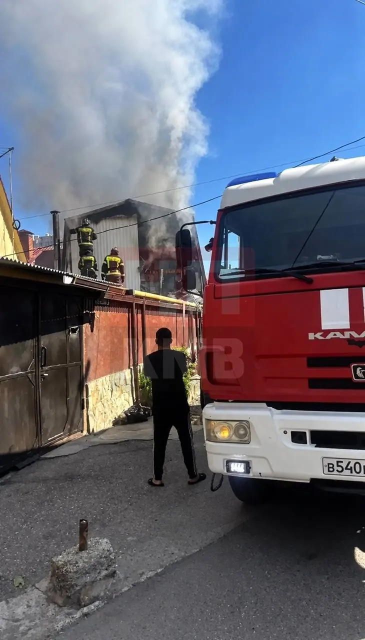 На рынке Первомайский в Пятигорске произошёл пожар