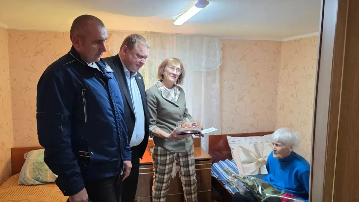 На Ставрополье поздравили с 97-летием труженицу тыла Антонину Пешкову