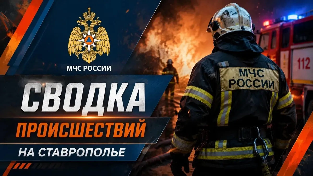 На Ставрополье за сутки произошло 22 пожара, два человека погибли