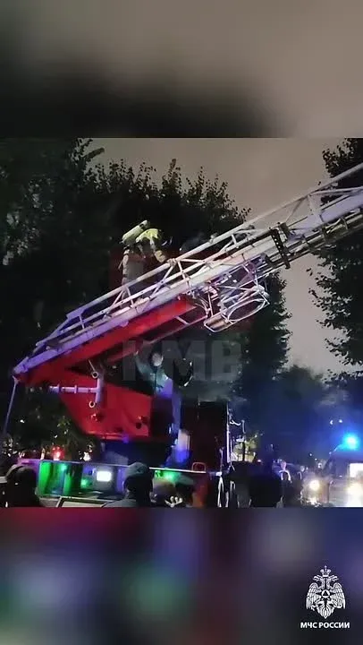 Ночной пожар во Владикавказе: спасены пятеро, двое погибли