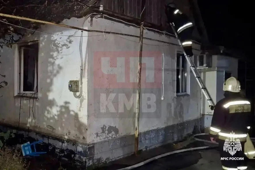Пожар в Доброжеланном: трое пострадавших