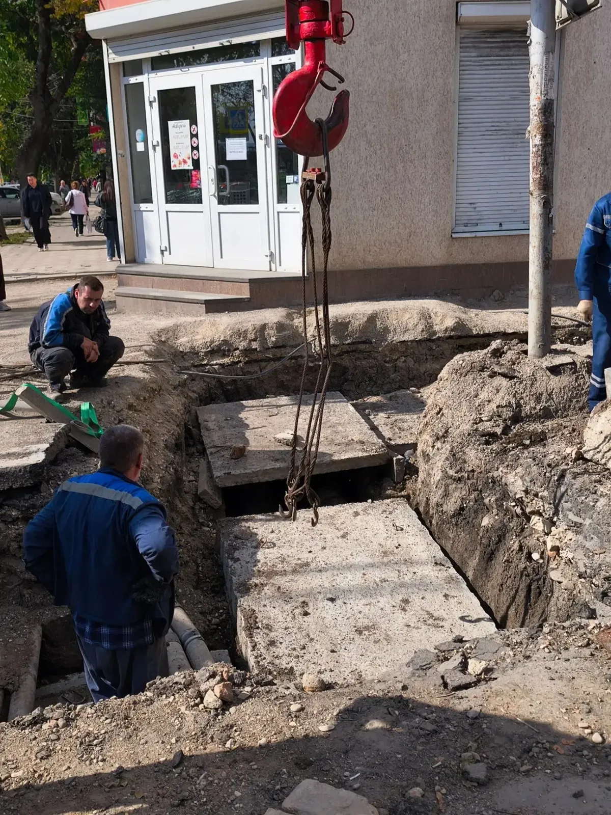 Работа в городе кипит