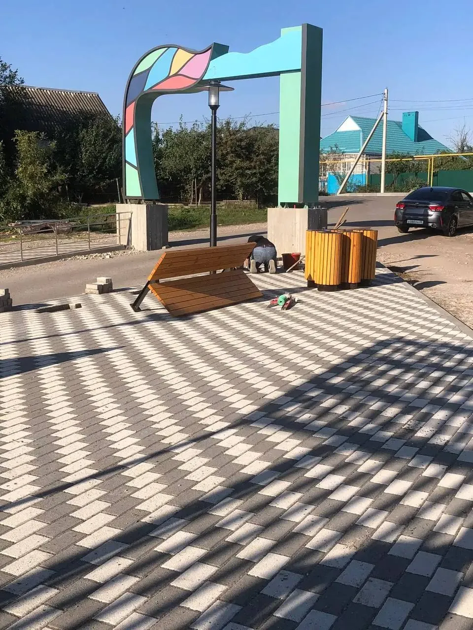 Спуск в парк «Кура» — завершающий этап работ!