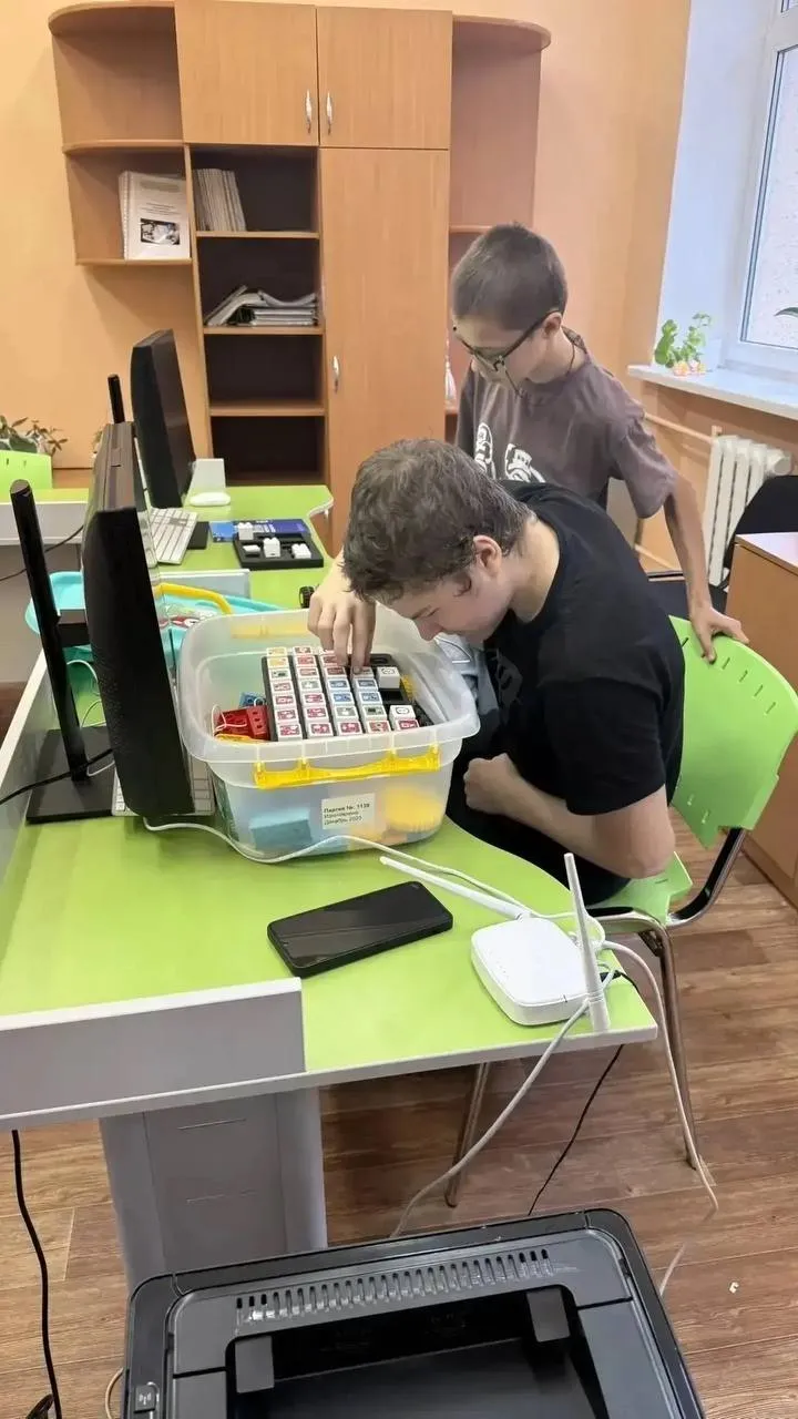 В Кисловодске впервые провели урок робототехники для незрячих детей