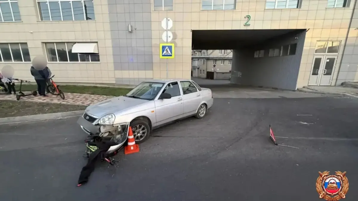 В Ставрополе совершен наезд на несовершеннолетнего пользователя электросамоката