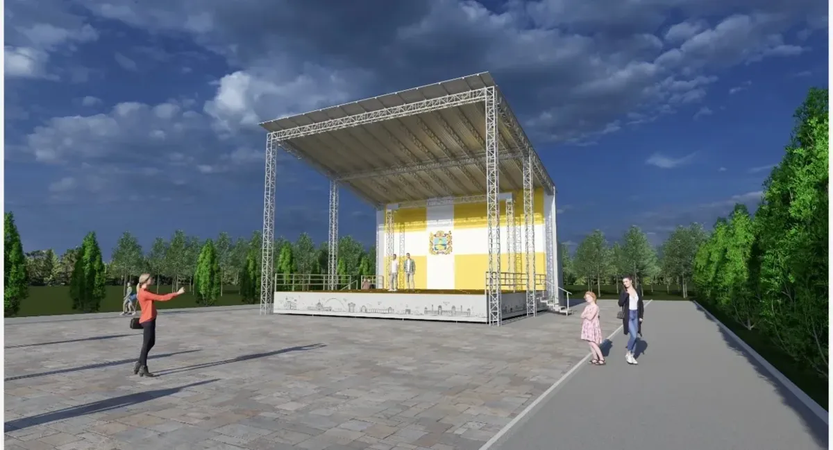 В Железноводске в парке Говорухина появилась профессиональная сцена