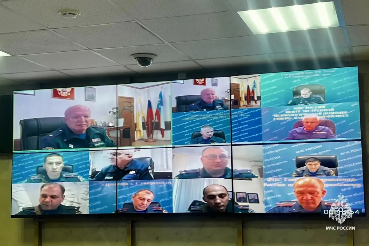 Второй этап штабной тренировки продолжается