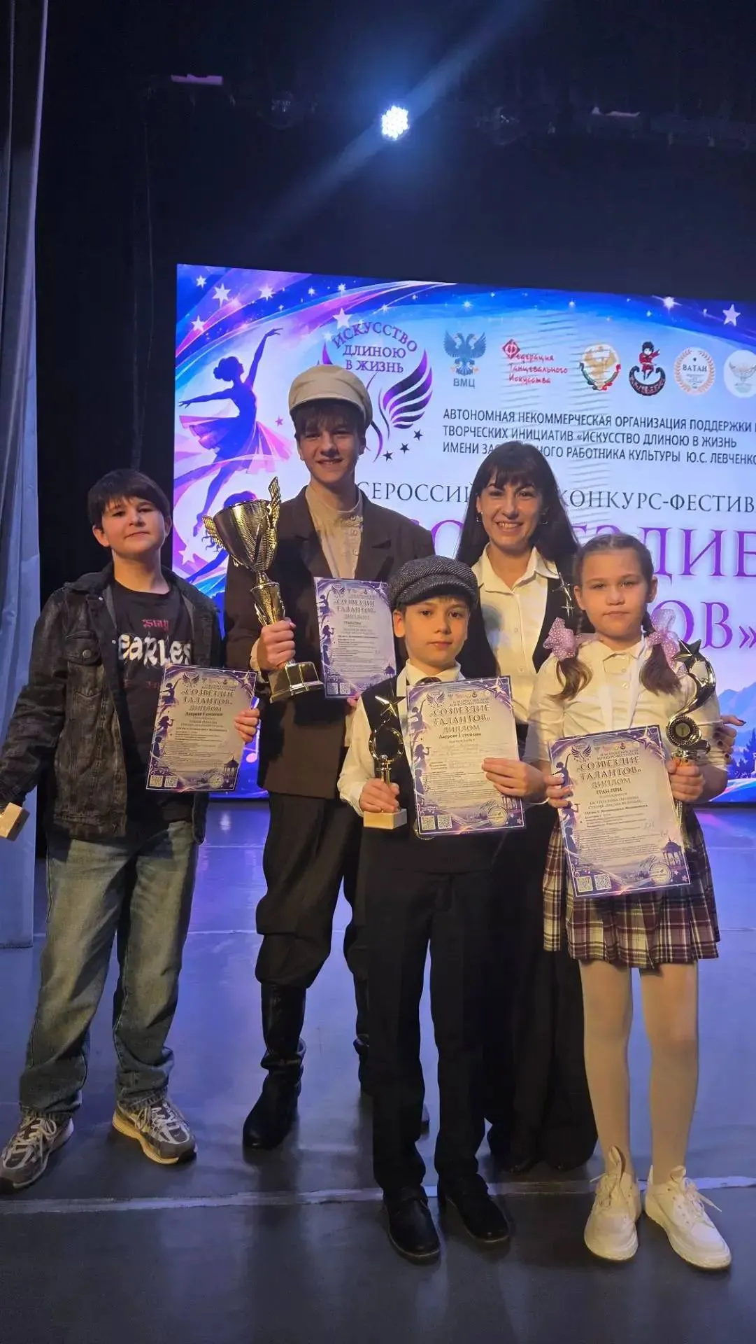 Юные железноводчане взяли два Гран-при на всероссийском фестивале «Созвездие»