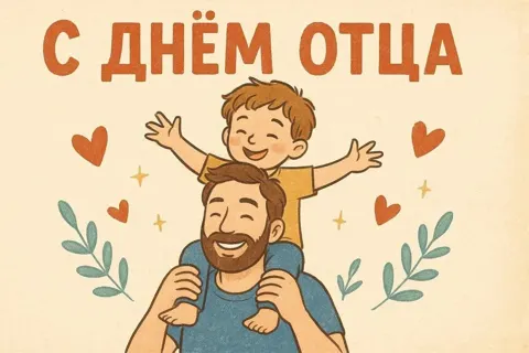 Онлайн-выставка рисунков ко «Дню отца».