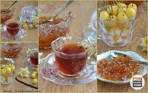 Варенье из белой черешни, 0.35 л