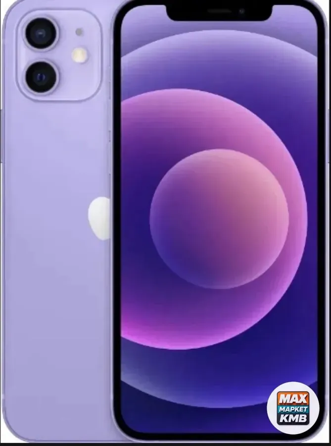 iPhone 12, фиолетовый, отличное состояние
