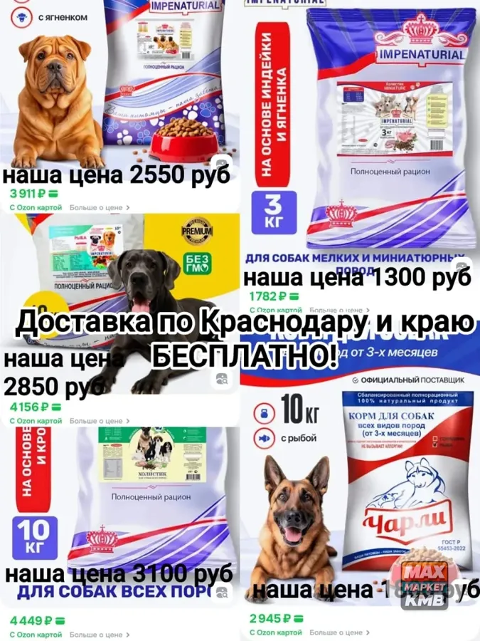 Корм для собак и кошек, премиум класс