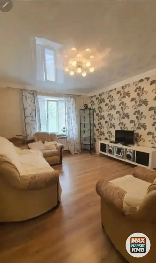 Двухкомнатная квартира 51 м², 1 этаж
