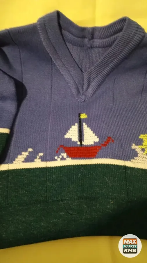 Детский шерстяной свитер, 3–5 лет